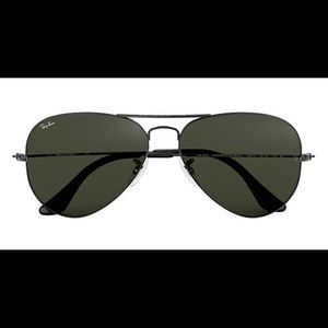 Rayban classic aviator in gunmetal, like new